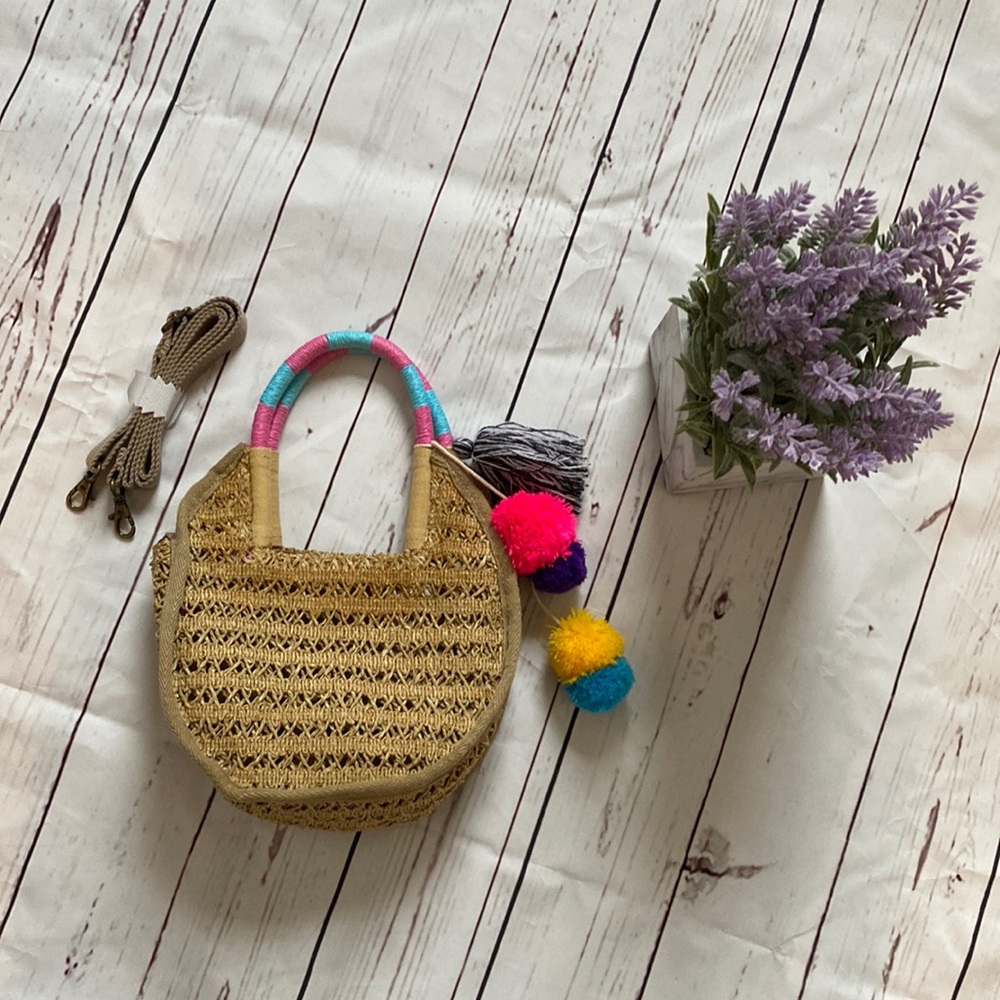 Pom Pom Beach Mini Bag